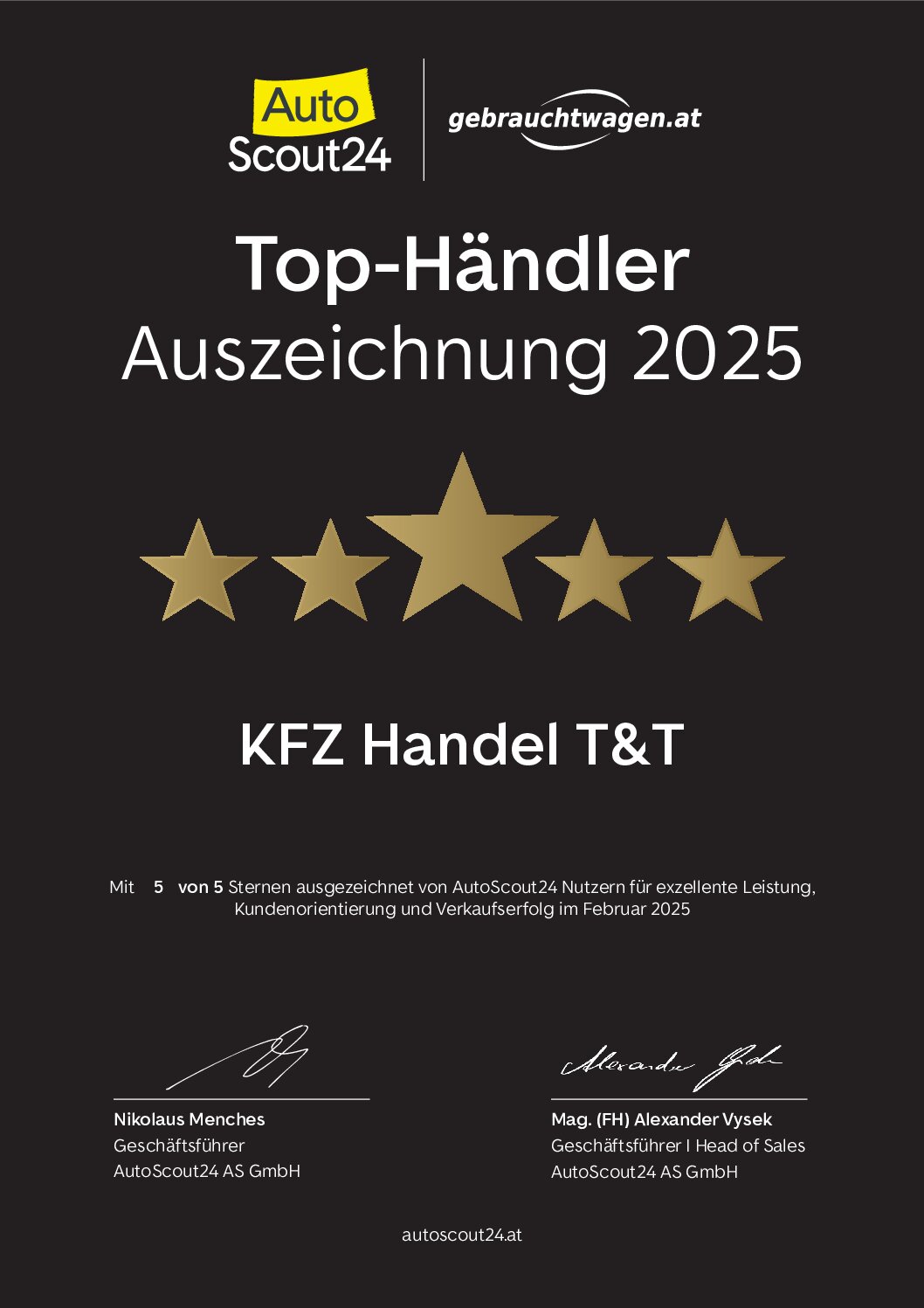 urkunde 2025 top-haendler2023